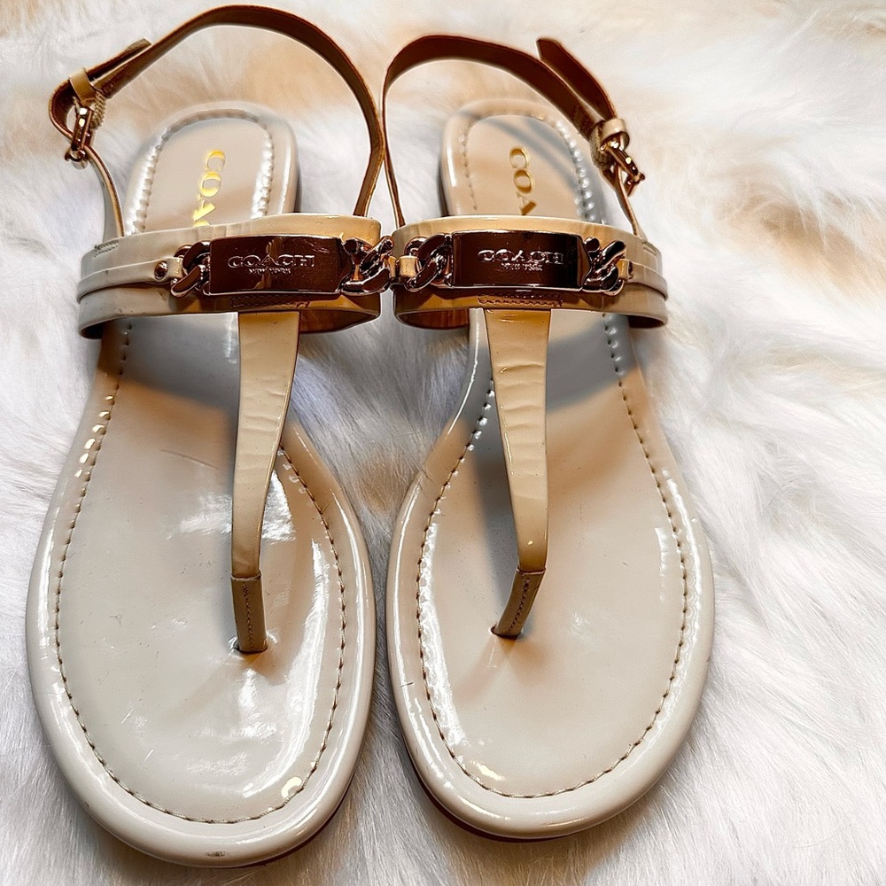 Coach Jelly Sandal White Size 8